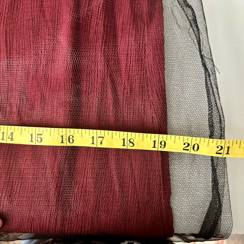 NWT Hot topics, burgundy, free size Gothic dress - Picture 3 of 4